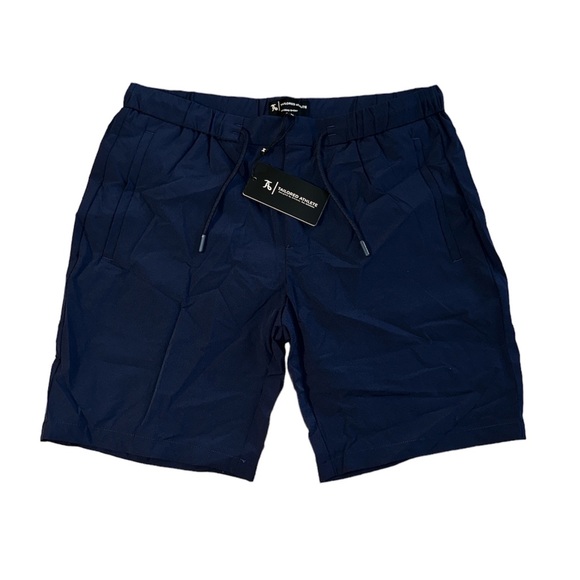 Tailored Athlete Hibrid Shorts in Navy 34” - Picture 2 of 5